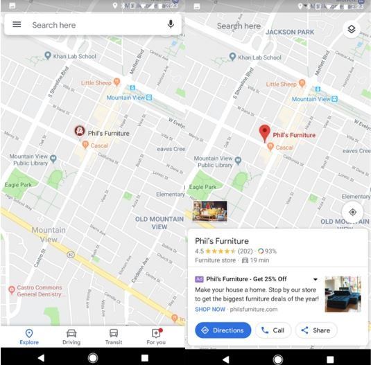 Lokale Campagne Maps
