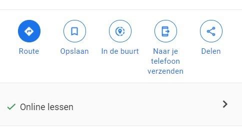 GMB attribuut online diensten