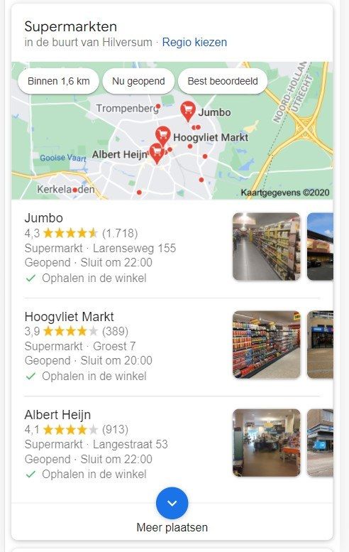 Local Pack Google Search